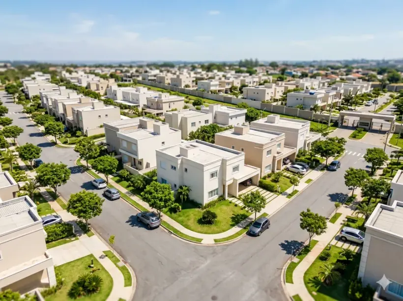 Bairro residencial em Barueri, na região de Alphaville