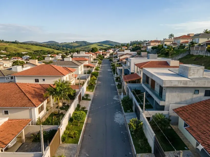 Bairro residencial em Cidade São Pedro, na região de Alphaville